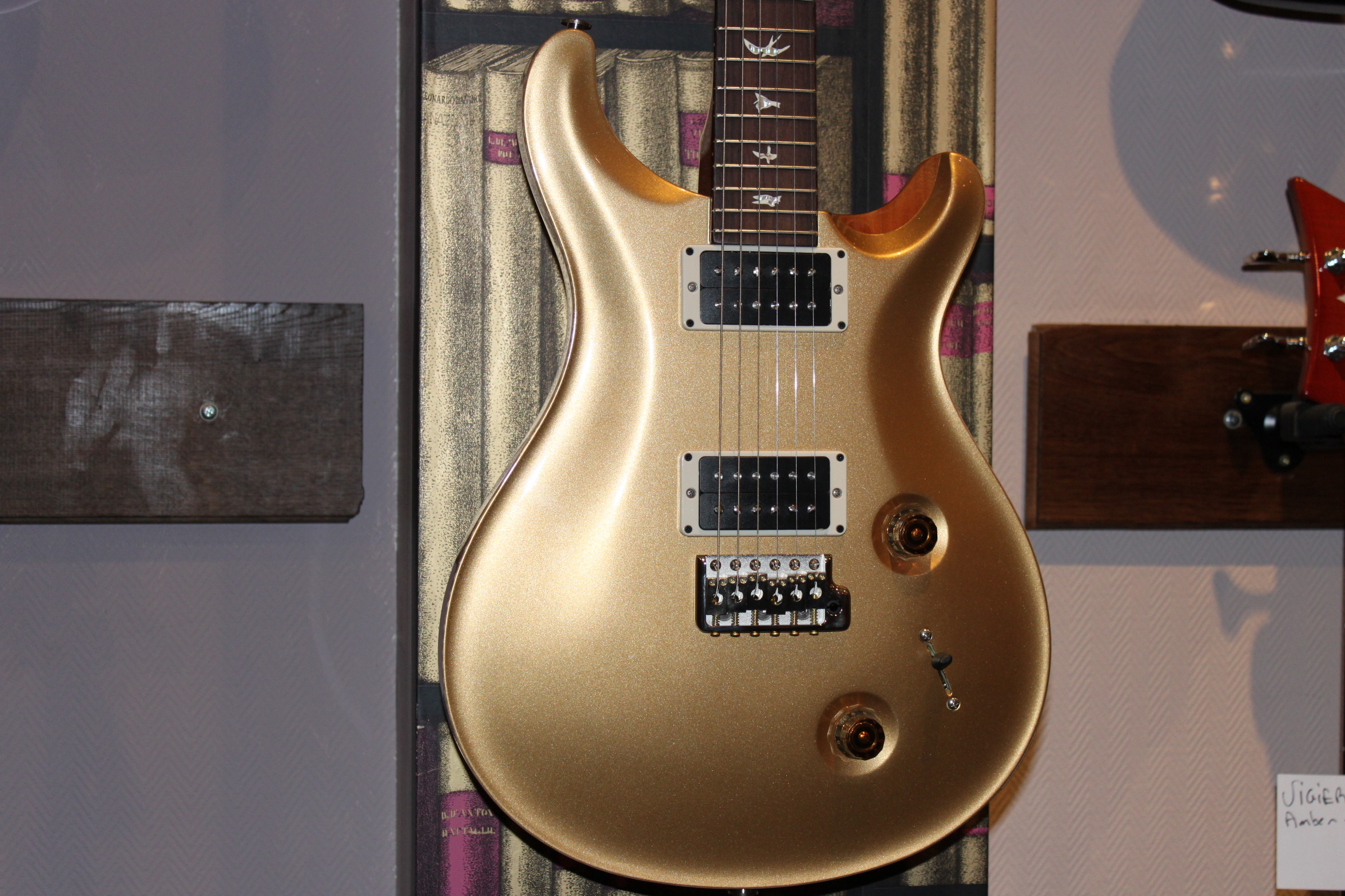 prs custom 22 gold top