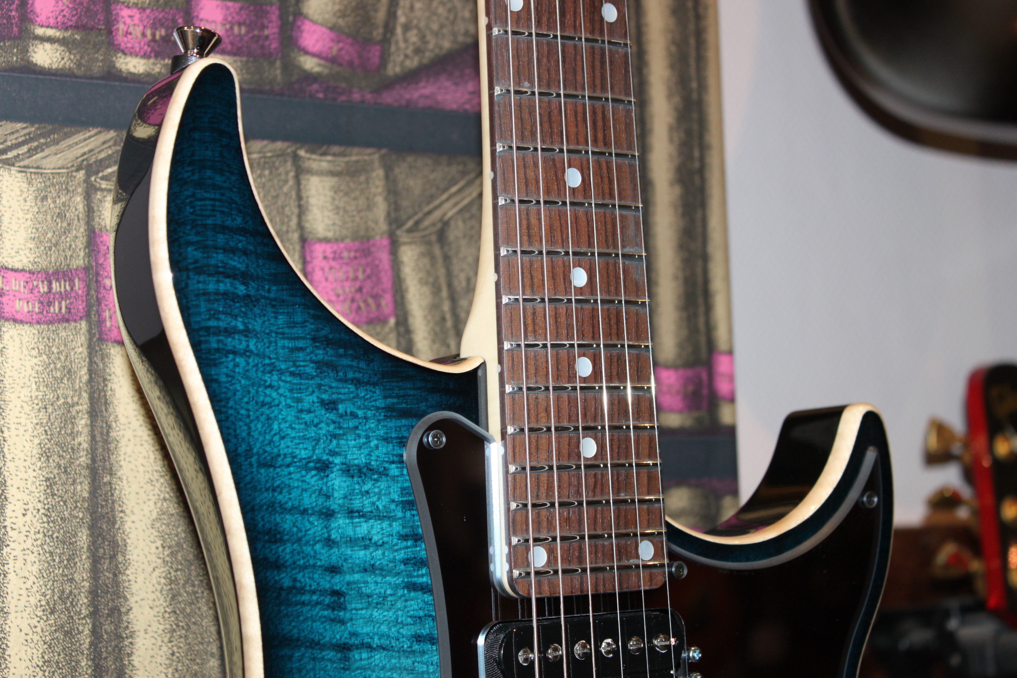 Electric Guitars Vigier Excalibur Custom HSH Mysterious Blue / RW