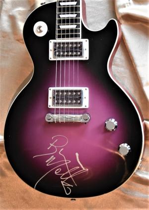 Gibson - Les Paul GODDESS VIOLET BURST signée par Brian MOLKO 
