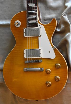 Gibson - Les Paul reissue  1958 LEMON BURST   année 2016 
