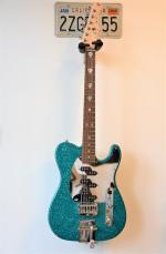 G & L USA WILL RAY  BLUE SPARKLE SIGNED 