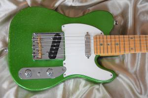 GUITARE GARAGE - MINICASTER   SPARKLE GREEN  
