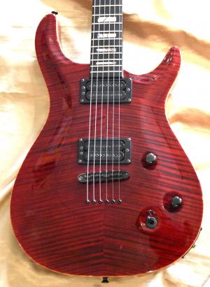 Carvin -  CT6  CALIFORNIA CARVED TOP TRANS RED 
